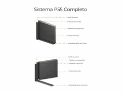 Vente-unique Puerta de entrada de acero Alt. 207 x L100 cm - y madera - abertura derecha - COBRITA Negro Clearance