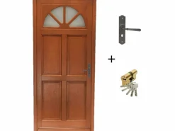 GD Menuiseries Puerta De Entrada|Puerta de Entrada 'Ferji' 215X90 Empuje a la Izquierda Vendida con Manilla y Cerradura sin manilla