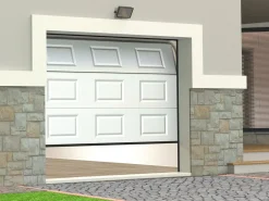Somfy Puerta de garaje seccional con motor CAOPAS Blanco Online