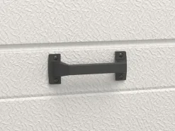 Vente-unique Puerta De Garaje|Puerta de garaje seccional motorizada efecto madera blanca PRIETA