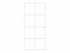 Puerta de interior vidrio templado y aluminio 93x201,5cm ES627876^ Best