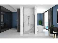 Rea Puerta De La Ducha Deslizante Solar 120 Black Negro Hot