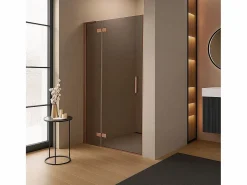 Rea Puerta De La Ducha Hugo 80 Brush Copper Cobrizo Hot