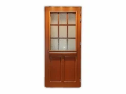 GD Menuiseries Puerta Entrada Madera 'Alena' 215X90 Empuje Izquierdo (Medidas Tabla) sin manilla Marru00f3n New