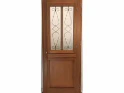 GD Menuiseries Puerta Entrada Madera Exo Modelo 'BAYA' 200X80 Empuje Izquierdo (Medidas Tabla) sin manilla Color natural claro Sale