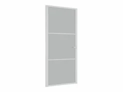 Puerta interior de vidrio y aluminio mate 93x201,5 cm ES890393^ Discount