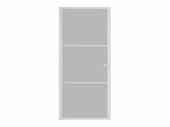 Puerta interior de vidrio y aluminio mate 93x201,5 cm ES890393^ Discount