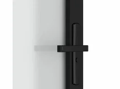 Puerta interior de vidrio y aluminio mate 102,5x201,5 cm ES251038^ New