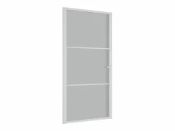 Puerta interior de vidrio y aluminio mate 102,5x201,5 cm ES385917^