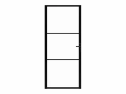 Puerta Con Marco|Puerta interior vidrio ESG y aluminio 102,5x201,5 cm ES625034