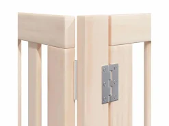 Clicnbuy Seguridad Para Mascotas|Puerta para perros plegable 12 paneles madera de álamo 960 cm