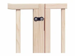 Puerta para perros plegable 4 paneles madera de álamo 320 cm^Clicnbuy Outlet