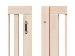 Puerta para perros plegable 10 paneles madera de álamo 800 cm^Clicnbuy Outlet