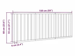 Clicnbuy Seguridad Para Mascotas|Puerta para perros plegable 3 paneles madera álamo blanca 150cm