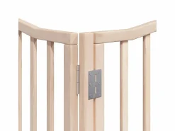 Puerta para perros plegable 12 paneles madera de álamo 960 cm^Clicnbuy Discount