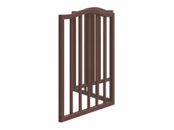 Clicnbuy Puerta para perros plegable 3 paneles álamo marrón roble 150 cm Marru00f3n Online