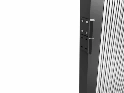Puerta reversible - aluminio y cristal templado - Alt. 204 x L93 cm - - LOXTON^Vente-unique Best