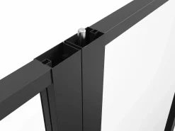 Puerta reversible de doble hoja - vidrio templado - 2 x Al 204 x An 83 cm - LOXTON^Vente-unique Hot