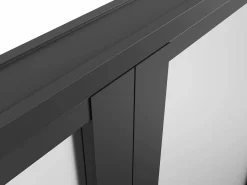 Puerta reversible de doble hoja - vidrio esmerilado - 2 x Al 204 x An 83 cm - LOXTON^Vente-unique Sale