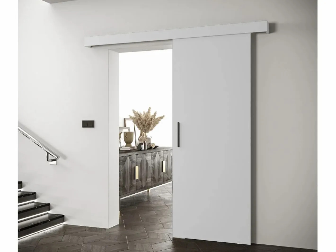 Puertas correderas Salwador I 90x204 cm ( / / Negro)^Abiks Möbel New