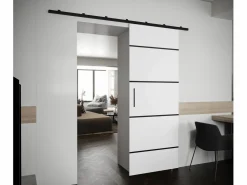 Abiks Möbel Puertas correderas Zonda IV 80x204 cm Blanco
