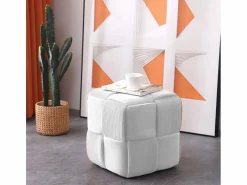 Puf Courdoruy diseño cuadrado 41x45x45 cm^ADEC Outlet