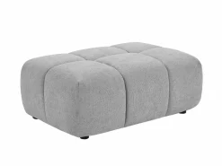 Puf en tela texturizada con efecto acolchado APOLIU^Vente-unique Clearance
