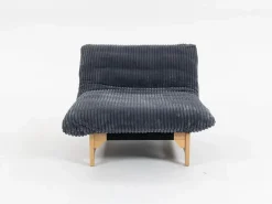 Puf Gigante Blanco de Tela Corduroy, Ergonomico con Respaldo 100x120x76 cm, para Salón y Dormitorio de Adultos^ Online