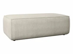 Vente-unique Sofás Y Sillones|Puf rectangular de pana tendencia AMELIA