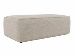 Vente-unique Sofás Y Sillones|Puf rectangular de tela texturizada de moda AMELIA