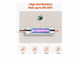 Grifo De Cocina|Purificador de Agua UV SucceBuy, Filtración Ultravioleta, Caudal de 3,785 l/min