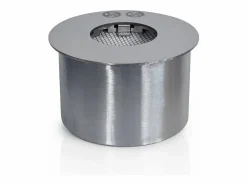 Quemador redondo para chimenea de bioetanol, acero inoxidable, 2 litros, diámetro 20 cm. Plateado Online