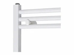 vidaxl Radiador toallero 480 x 480 mm conector lateral y central Blanco Hot