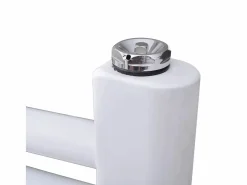 vidaxl Radiador toallero 480 x 480 mm conector lateral y central Blanco Hot