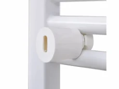vidaxl Radiador toallero 480 x 480 mm conector lateral y central Blanco Hot