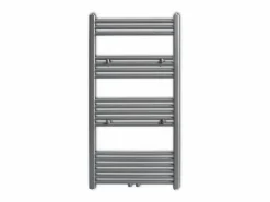 vidaxl Radiador toallero de baño recto 600 x 1160 mm Gris Clearance