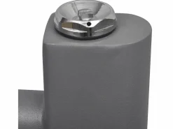 vidaxl Radiador toallero de baño recto 600 x 1160 mm Gris Clearance