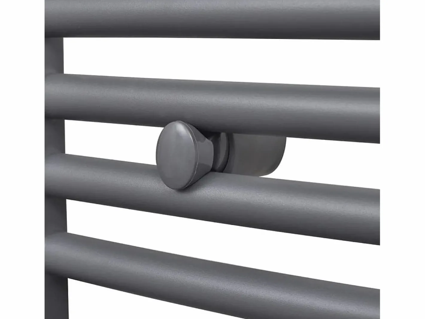 vidaxl Toallero Eléctrico|Radiador toallero de baño curvo 480x480 mm