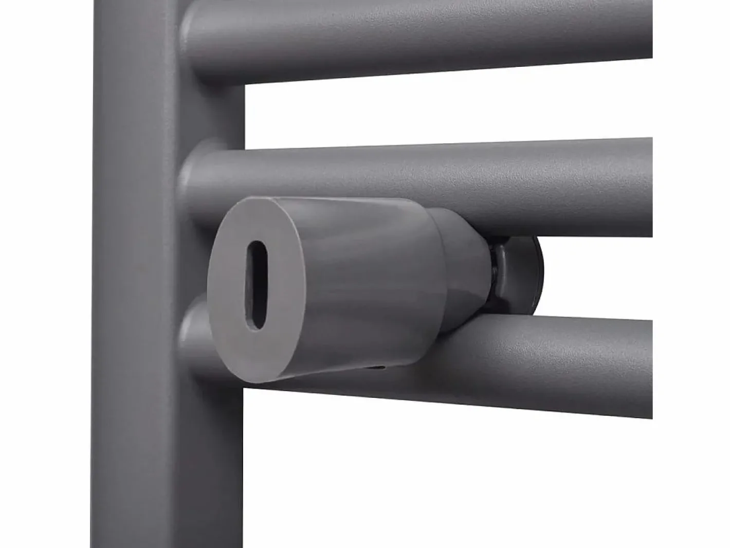 vidaxl Toallero Eléctrico|Radiador toallero de baño curvo 480x480 mm