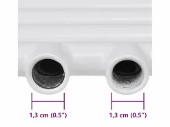 vidaxl Toallero Eléctrico|Radiador toallero de baño recto 480x480 mm