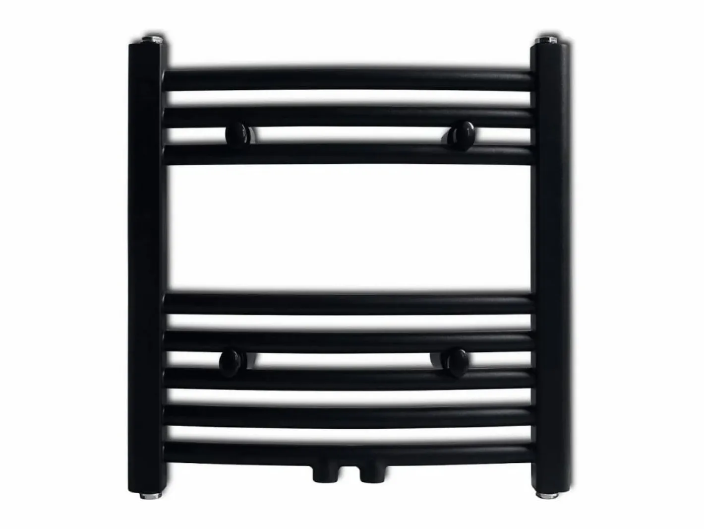 Radiador toallero de baño curvo 480x480 mm^vidaxl Clearance