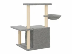 Rascador para gatos con postes de sisal claro 83 cm^Clicnbuy Outlet