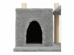 Rascador para gatos con postes de sisal claro 83 cm^Clicnbuy Outlet