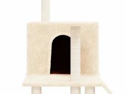 Rascador para gatos con postes de sisal 109 cm^Clicnbuy