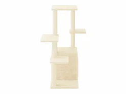 Clicnbuy Rascador para gatos con postes de sisal color 97,5 cm Crema Clearance