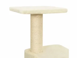 Clicnbuy Juego De Animales|Rascador para gatos con postes de sisal color 118,5 cm