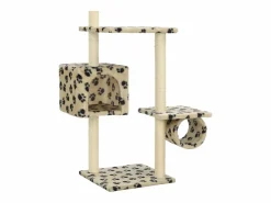 Rascador para gatos con postes de sisal huellas 260 cm^Clicnbuy Hot