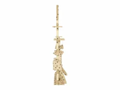 Clicnbuy Rascador para gatos con poste de sisal 230-250 cm huellas Beige Best