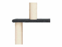Clicnbuy Rascador para gatos con postes de sisal oscuro 149 cm Gris New