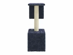 Clicnbuy Juego De Animales|Rascador para gatos con postes de sisal oscuro 60 cm